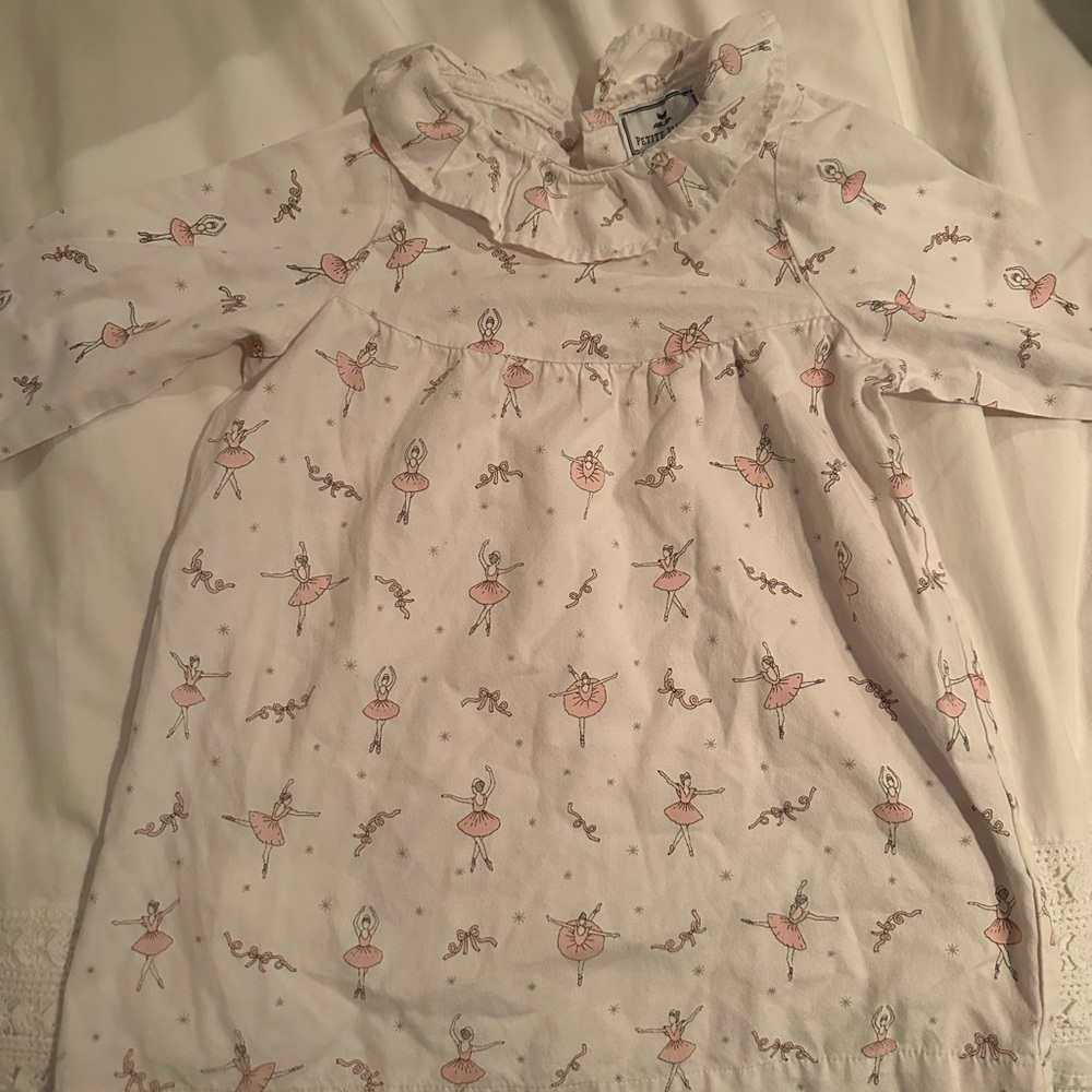 Adorable Pink Ballerina Kids Nightgown